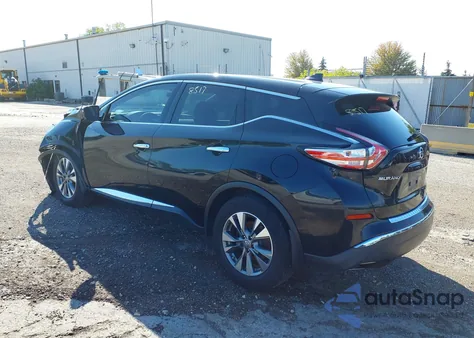 2016 Nissan Murano S из США, поврежденный, VIN 5N1AZ2MH6GN159037